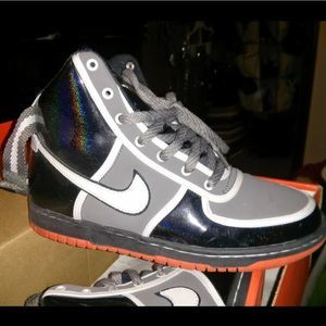 Vandal Hi metallic holographic sneakers